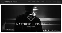 Desktop Screenshot of matthewfishermusic.com