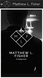 Mobile Screenshot of matthewfishermusic.com